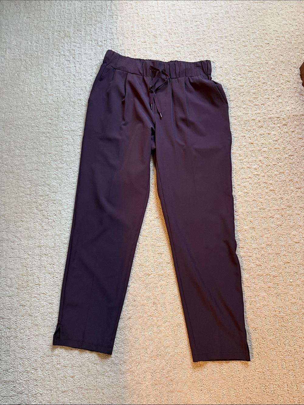 RBX Womens Drawstring Chinos - Purple